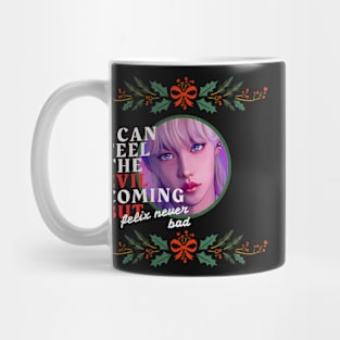 Stray Kids Felix Fan Art - I can feel the Evil coming Mug